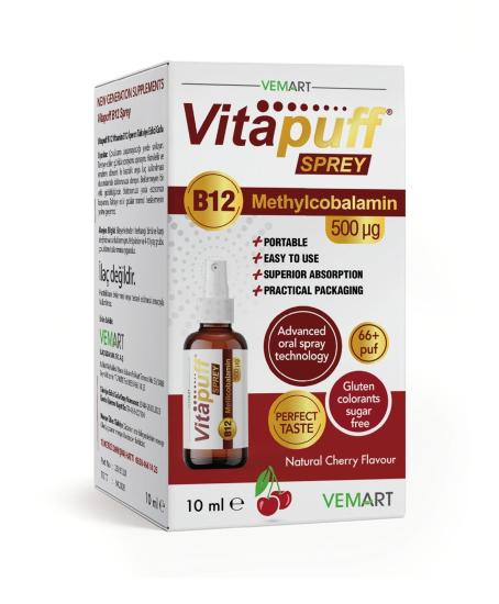 Vitapuff B12 Sprey (Metilcobalamin)